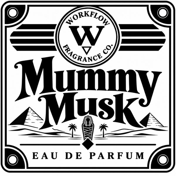 Mummy Musk eau de parfum — Workflow Fragrance Co. label